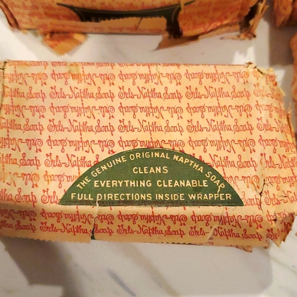 Lot of 4 x Vintage 1920 Fels-Naptha Bath Size Bars of Laundry Soap - NEW - Picture 4 of 4